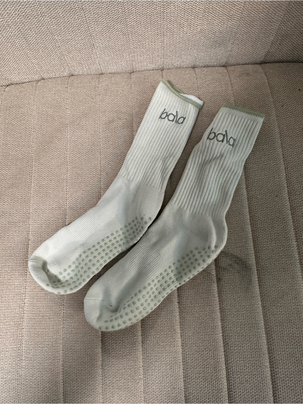 Bala green grip socks never used